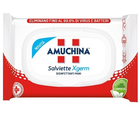 ANGELINI (A.C.R.A.F.) SPA AMUCHINA XGERM SALVIETTINE MANI 20 PEZZI ANGELINI (A.C.R.A.F.) SPA