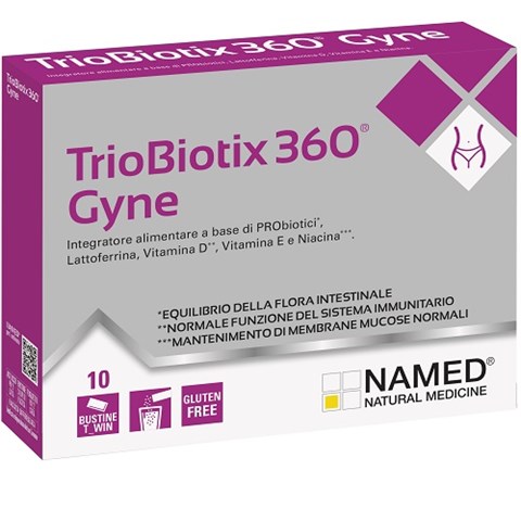 NAMED SRL TRIOBIOTIX360 GYNE 10 BUSTINE T-WIN NAMED SRL