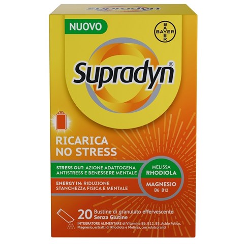 BAYER SPA SUPRADYN RICARICA NO STRESS 20 BUSTINE BAYER SPA