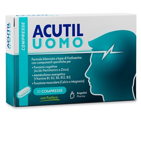 ANGELINI PHARMA ITALIA SPA ACUTIL UOMO 30 COMPRESSE ANGELINI PHARMA ITALIA SPA