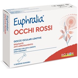 GOCCE OCULARI LENITIVE EUPHRALIA OCCHI ROSSI 15 FLACONCINI MONODOSE 0,5 ML