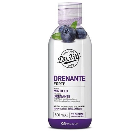 MARCO VITI FARMACEUTICI SPA DR VITI DRENANTE FORTE MIRTILLO 500 ML SENZA ZUCCHERI MARCO VITI FARMACEUTICI SPA