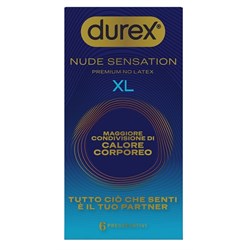 PRESERVATIVO DUREX NUDE SENSATION XL 6 PEZZI