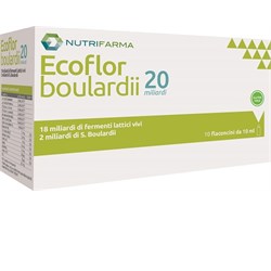 ECOFLOR BOULARDII 20 MILIARDI 10 FLACONCINI DA 10 ML
