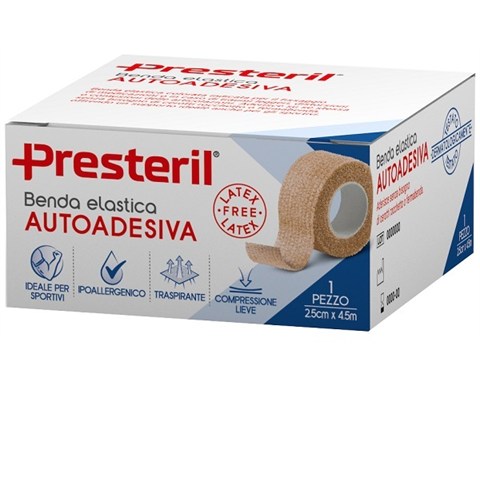 CORMAN SPA BENDA ELASTICA AUTOADESIVA LATEX FREE PRESTERIL CM 2,5X4,5 MTESI SKIN CORMAN SPA
