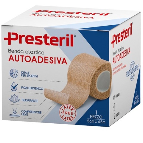CORMAN SPA BENDA ELASTICA AUTOADESIVA LATEX FREE PRESTERIL CM 5X4,5 M TESI SKIN CORMAN SPA