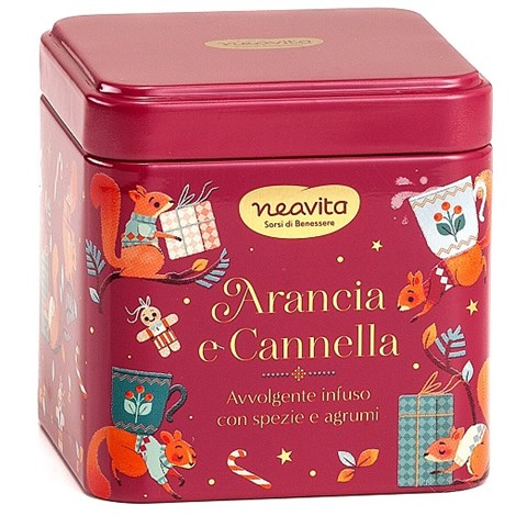 HP ITALIA SRL NEAVITA INFUSO ARANCIA E CANNELLA FILTROSCRIGNO IN BARATTOLINO ROSSO DI NATALE 5 FILTRI DA 3,5 G HP ITALIA SRL