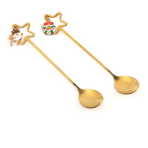 HP ITALIA SRL NEAVITA SET CUCCHIAINI NATALE 2 PEZZI HP ITALIA SRL