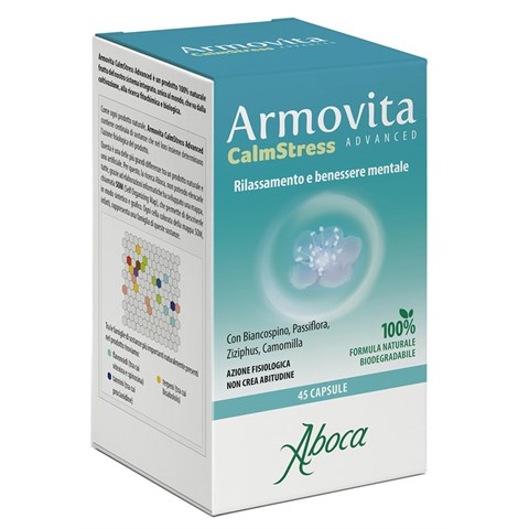 ABOCA SPA SOCIETA' AGRICOLA ARMOVITA CALMSTRESS ADVANCED 45 CAPSULE ABOCA SPA SOCIETA' AGRICOLA