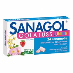 904454624 sanagol gola tuss junior fragola 24 caramelle