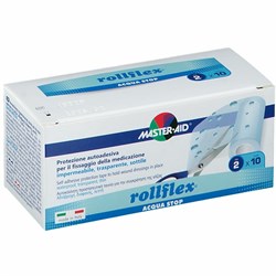 904924115 cerotto adesivo impermeabile master aid rollflex acquastop 2x10