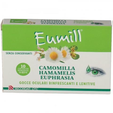 RECORDATI SPA EUMILL GOCCE OCULARI 10 FLACONCINI MONODOSE 0,5 ML RECORDATI SPA