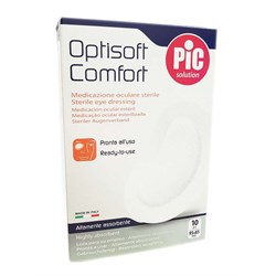 TAMPONE OCULARE PIC IN TESSUTO NON TESSUTO STERILE ADESIVO 10 PEZZI