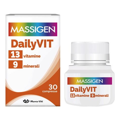 MARCO VITI FARMACEUTICI SPA DAILYVIT+ 12 VITAMINE 11 MINERALI 30 COMPRESSE MARCO VITI FARMACEUTICI SPA