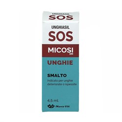 933933362 antimicotico unghiasil sos micosi in flacone di vetro 5 ml con pennello applicat