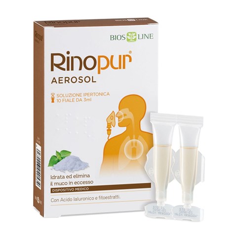 BIOS LINE SPA RINOPUR AEROSOL MONODOSE 10 FIALE DA 3 ML BIOS LINE SPA