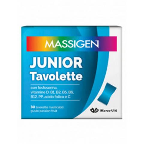 MARCO VITI FARMACEUTICI SPA MASSIGEN JUNIOR 30 TAVOLETTE MASTICABILI MARCO VITI FARMACEUTICI SPA