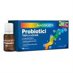MASSIGEN PROBIOTICI 10 FLACONCINI x 8 ML PREZZO PIENO
