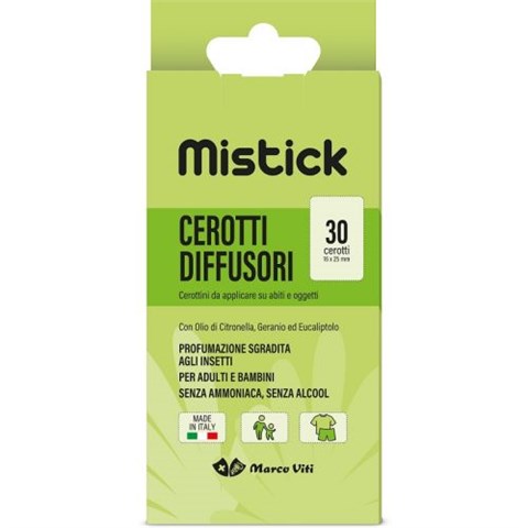 MARCO VITI FARMACEUTICI SPA MISTICK CEROTTI CITRONELLA 30 PEZZI MARCO VITI FARMACEUTICI SPA