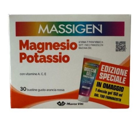 MARCO VITI FARMACEUTICI SPA MASSIGEN MAGNESIO POTASSIO 30 BUSTINE EDIZIONE SPECIALE 2025 MARCO VITI FARMACEUTICI SPA