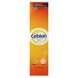 CEBION EFFERVESCENTE ARANCIA 20 COMPRESSE EFFERVESCENTI