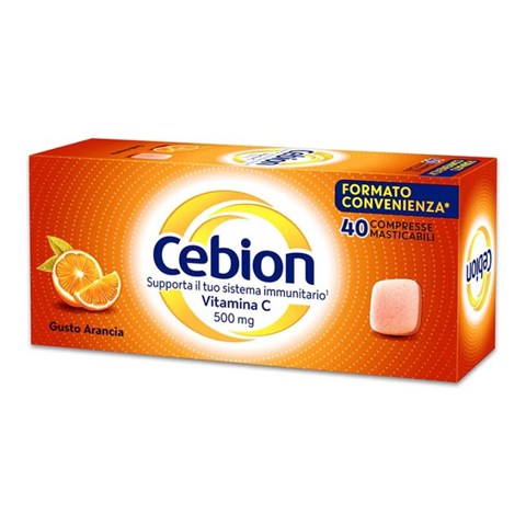 PROCTER & GAMBLE SRL CEBION MASTICABILE ARANCIA 40 COMPRESSE PROCTER & GAMBLE SRL