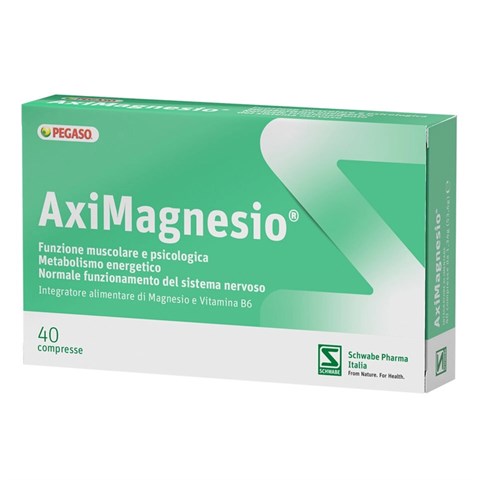 SCHWABE PHARMA ITALIA SRL AXIMAGNESIO 40 COMPRESSE SCHWABE PHARMA ITALIA SRL