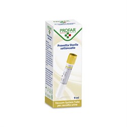 PROVETTA STERILE PER RACCOLTA URINE ASPIRAZIONE SOTTOVUOTO 10 ML PROFAR