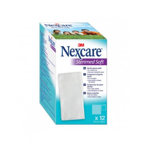 POLIFARMA BENESSERE SRL GARZA COMPRESSA STERILE NEXCARE STERIMED SOFT 36 X 40 CM MULTILINGUAL 12 PEZZI POLIFARMA BENESSERE SRL