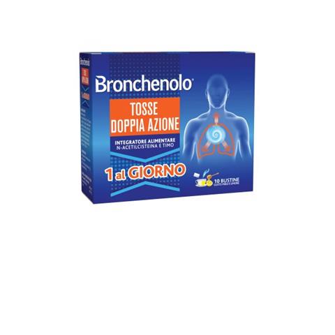 PERRIGO ITALIA SRL BRONCHENOLO TOSSE DOPPIA AZIONE 10 BUSTINE PERRIGO ITALIA SRL