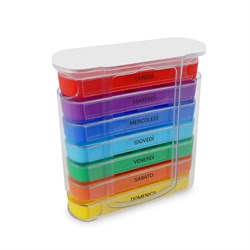 983304813 t pill color tower settimanale 28 scomparti