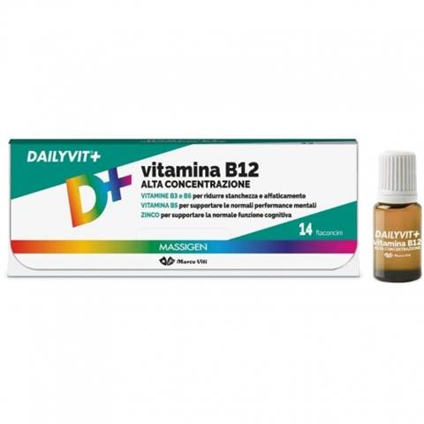 MARCO VITI FARMACEUTICI SPA DAILYVIT VITAMINA B12 ALTA CONCENTRAZIONE 14 FLACONCINI MARCO VITI FARMACEUTICI SPA