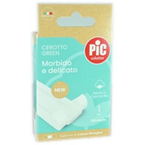 PIKDARE SPA CEROTTO PIC GREEN COTONE BIO STRISCIA 50X6 CM PIKDARE SPA