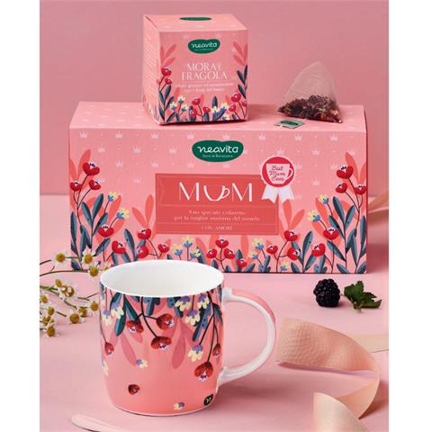 HP ITALIA SRL NEAVITA KIT MAMMA INFUSO MORA FRAGOLA + MUG HP ITALIA SRL