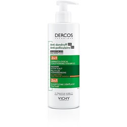 DERCOS TECHNIQUE ANTI DANDRUFF SHAMPOO 2IN1 400 ML