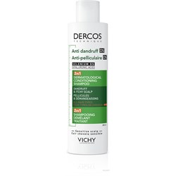 DERCOS TECHNIQUE ANTI DANDRUFF SHAMPOO 2IN1 200 ML