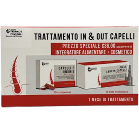 L.R.B. LAB.RICERC. BIOCHIMICHE FPR CAPELLI E UNGHIE 30 COMPRESSE + FIALE ANTICADUTA 10 X 3,5 ML COFANETTO L.R.B. LAB.RICERC. BIOCHIMICHE