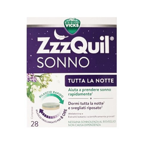 PROCTER & GAMBLE SRL VICKS ZZZQUIL SONNO TUTTA LA NOTTE 28 COMPRESSE PROCTER & GAMBLE SRL