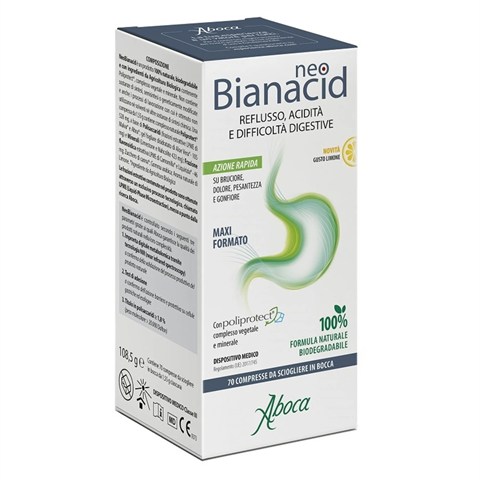 ABOCA SPA SOCIETA' AGRICOLA NEOBIANACID 70 COMPRESSE LIMONE ABOCA SPA SOCIETA' AGRICOLA