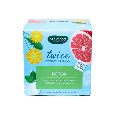 HP ITALIA SRL NEAVITA TISANA TWICE DETOX FILTROSCRIGNO 15 PEZZI HP ITALIA SRL