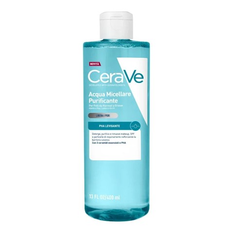 CERAVE (L'OREAL ITALIA SPA) CERAVE ACQUA MICELLARE PURIFICANTE 400 ML CERAVE (L'OREAL ITALIA SPA)
