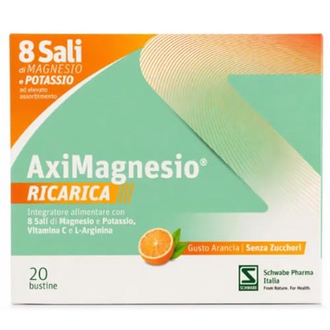 SCHWABE PHARMA ITALIA SRL AXIMAGNESIO RICARICA 20 BUSTINE SCHWABE PHARMA ITALIA SRL