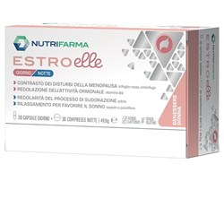 ESTROELLE GIORNO & NOTTE 30 CAPSULE + 30 COMPRESSE SENZA GLUTINE e LATTOSIO