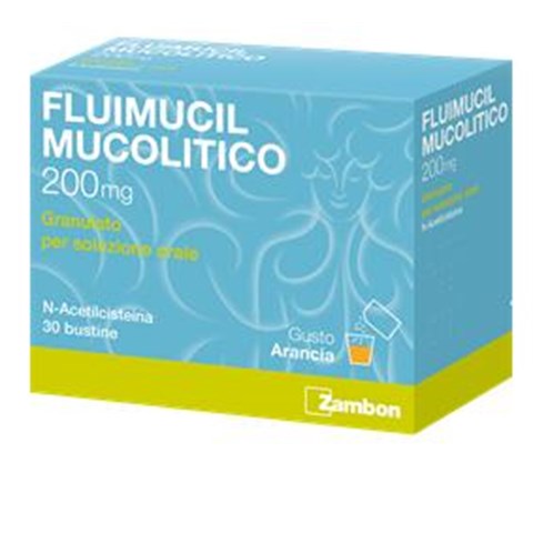 ZAMBON ITALIA SRL FLUIMUCIL MUCOLITICO*30 bust grat 200 mg ZAMBON ITALIA SRL