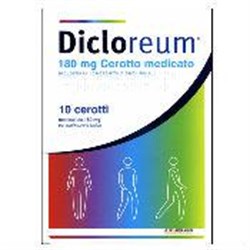042685014 dicloreum antinfiammatorio locale10 cerotti 180 mg