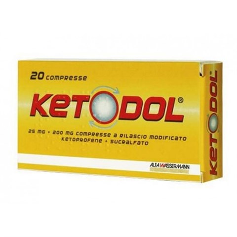 EG SPA KETODOL*20 cpr 25 mg + 200 mg EG SPA