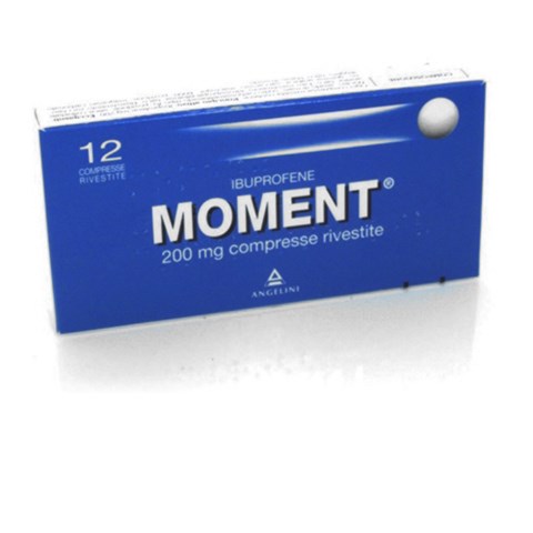 ANGELINI PHARMA ITALIA SPA MOMENT*12 cpr riv 200 mg ANGELINI PHARMA ITALIA SPA