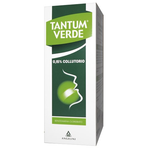 ANGELINI PHARMA ITALIA SPA TANTUM VERDE*collutorio 240 ml 0,15% ANGELINI PHARMA ITALIA SPA