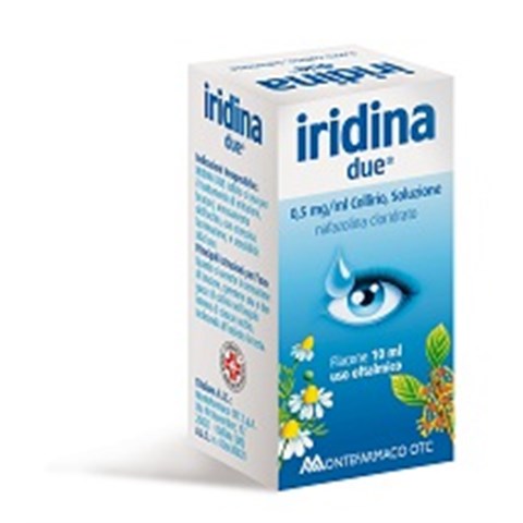 MONTEFARMACO OTC SPA IRIDINA DUE*collirio 10 ml 0,5 mg/ml MONTEFARMACO OTC SPA