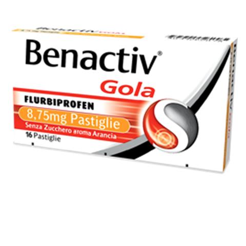 RECKITT BENCKISER H.(IT.) SPA BENACTIV GOLA*16 pastiglie 8,75 mg arancia senza zucchero RECKITT BENCKISER H.(IT.) SPA